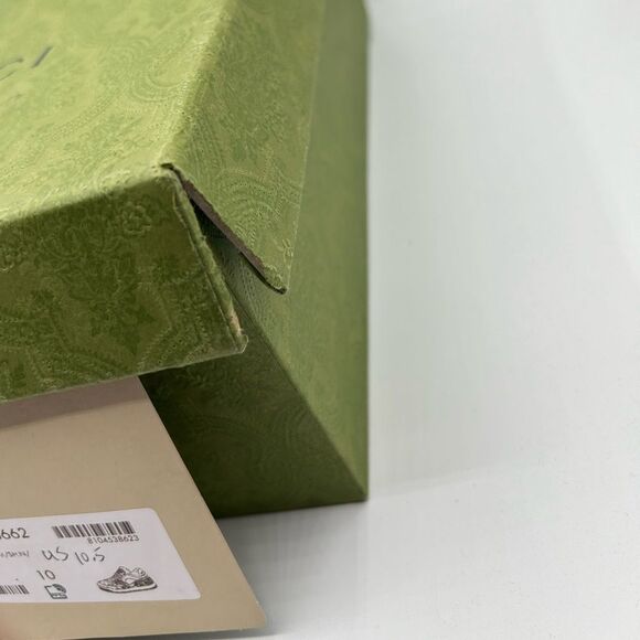 Gucci Basket Low Multicolor Demetra Men's Sneakers US 10.5 Made in Italy NWT - Picture 12 of 14